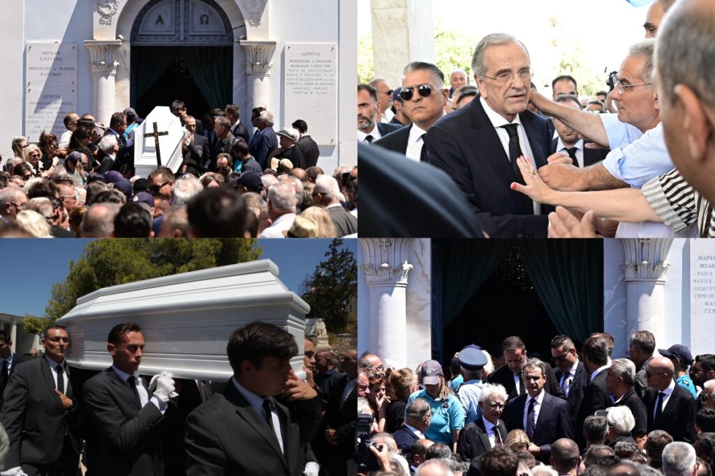 Κηδεία Λένας Σαμαρά: Συγκλόνισε ο Αντώνης Σαμαράς στον επικήδειο – «Ευχαριστώ τον Θεό που μας 