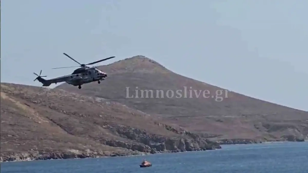 Λήμνος: Διάσωση θρίλερ στο Πλατύ – Παιδιά παρασύρθηκαν με SUP – Σώθηκαν από Super Puma [βίντεο]