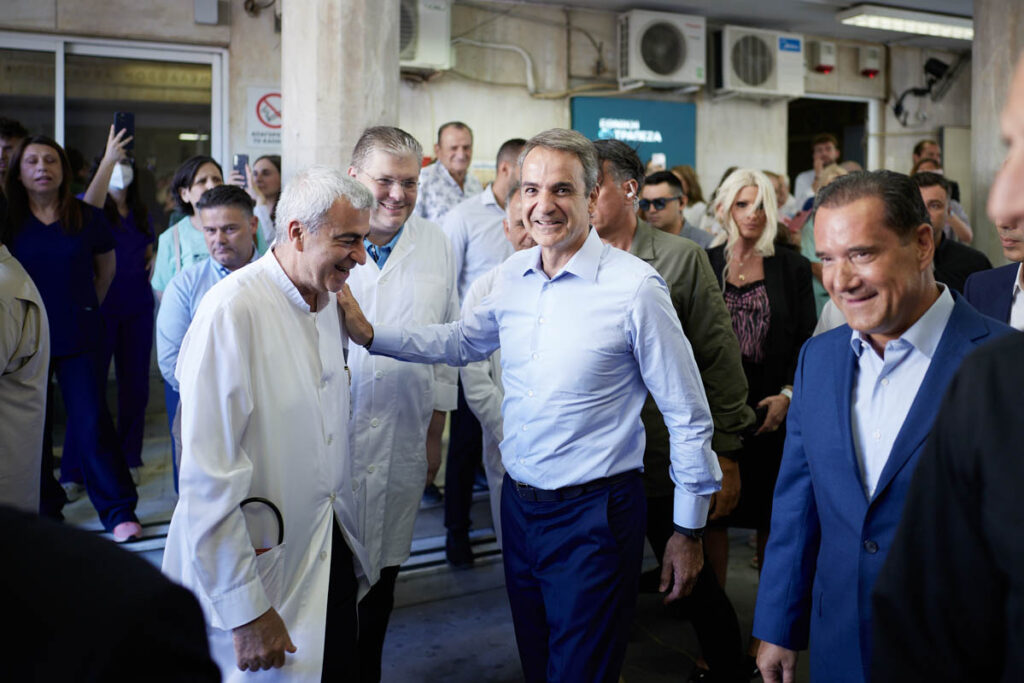 Το Ιπποκράτειο επισκέφτηκε ο Μητσοτάκης – Επιθεώρησε τα νέα ΤΕΠ