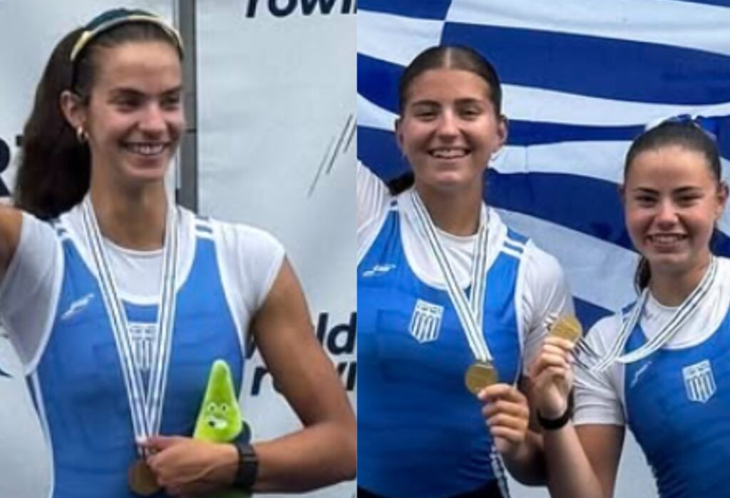Διπλή ελληνική επιτυχία στο Παγκόσμιο Πρωτάθλημα Κωπηλασίας – Χρυσά μετάλλια για Λυκομήτρου και το δίδυμο Μουρατίδου – Διαβάτη