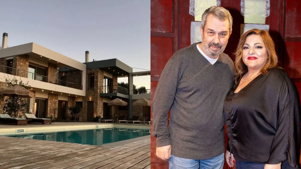 Σταυροπούλου – Χατζηπαναγιώτης: Φωτογραφίες από το πολυτελέστατο ξενοδοχείο τους στη Μάνη