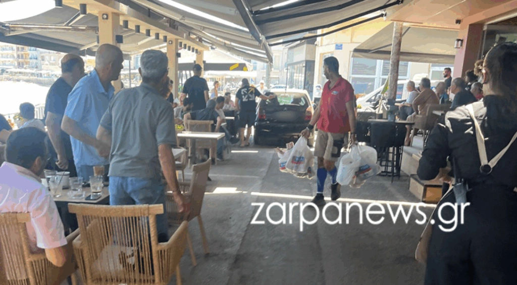 Χανιά: ΙΧ εισέβαλε στον πεζόδρομο του Κουμ Καπί – Πανικός ανάμεσα σε θαμώνες και περαστικούς