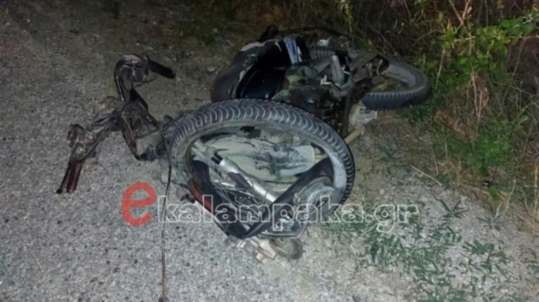 Νεκρός 45χρονος μοτοσικλετιστής σε τροχαίο στην Καλαμπάκα