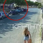 Τραγωδία στη Χερσόνησο: Καρέ-καρέ η στιγμή του θανατηφόρου τροχαίου με θύμα τουρίστα