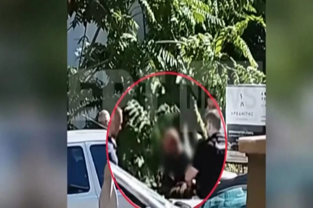 Δολοφονία στον Βόλο: Βίντεο ντοκουμέντο από τη στιγμή της σύλληψη του 40χρονου που δολοφόνησε τη σύζυγό του