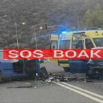 Σύγκρουση τριών αυτοκινήτων στον ΒΟΑΚ – Τραυματίστηκαν τρία άτομα