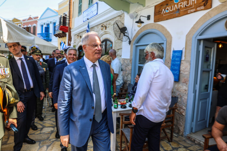 Στο Καστελλόριζο ο Πρόεδρος της Δημοκρατίας Κωνσταντίνος Τασούλας