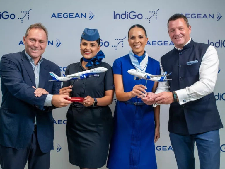 Μνημόνιο συνεργασίας IndiGo – Aegean για πτήσεις κοινού κωδικού – Απευθείας πτήσεις προς Ινδία