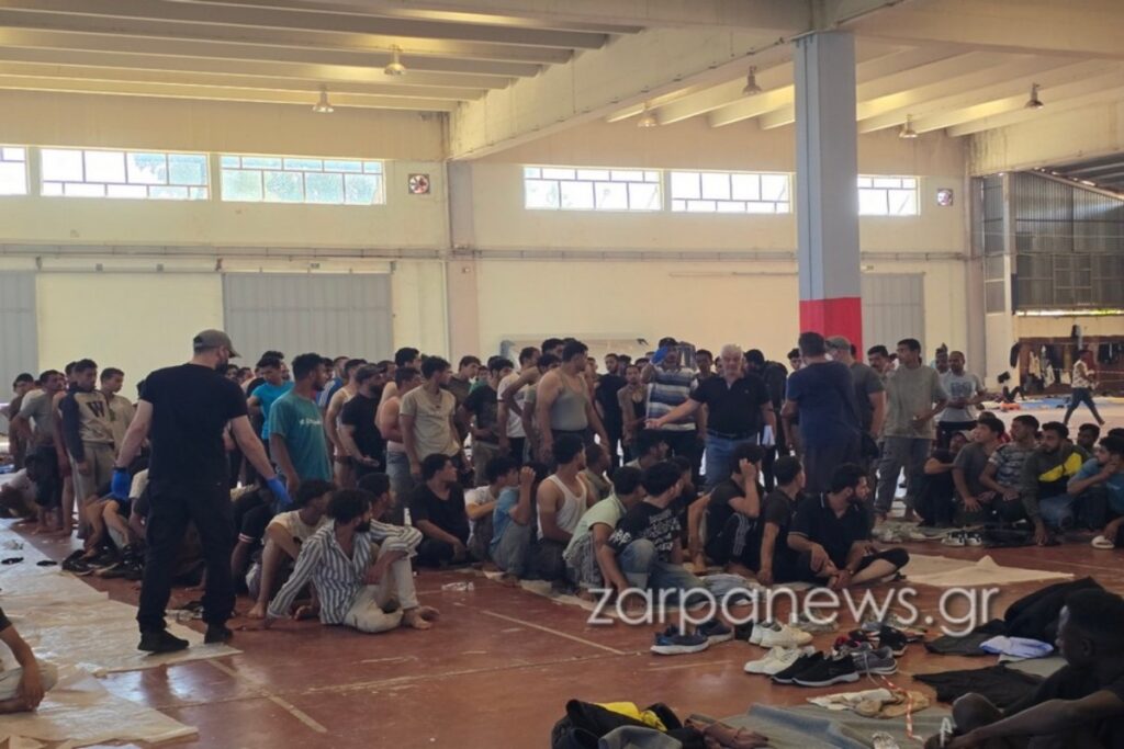 Κρήτη: Ένταση και συμπλοκές τη νύχτα στον χώρο φιλοξενίας μεταναστών στην Αγυιά