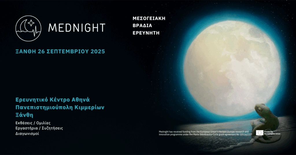Μην χάσετε το MEDNIGHT! Η Βραδιά της Επιστήμης και των Ανθρώπων της σε όλη τη Μεσόγειο