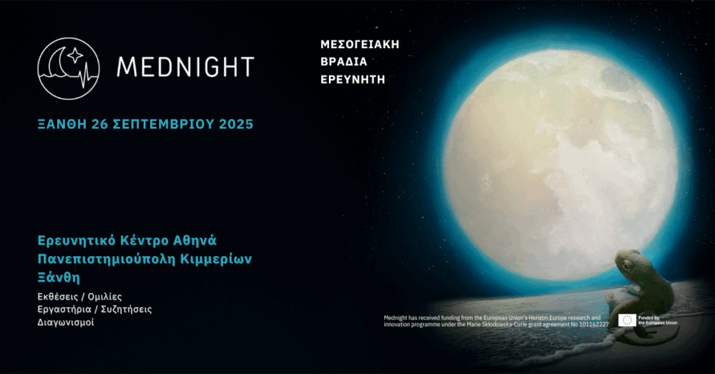 Μην χάσετε το MEDNIGHT! Η Βραδιά της Επιστήμης και των Ανθρώπων της σε όλη τη Μεσόγειο
