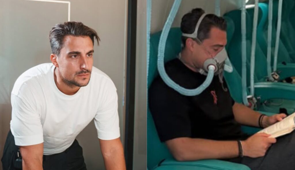 Μάχη με την αιφνίδια βαρηκοΐα δίνει ο Σάκης Κατσούλης – Η φωτογραφία μέσα σε θάλαμο υπερβαρικού οξυγόνου