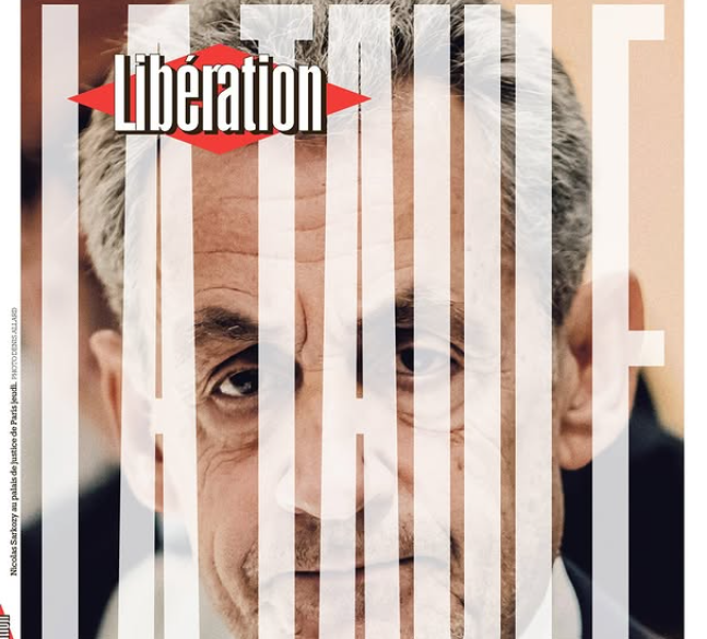 Πίσω από τα κάγκελα ο Σαρκοζί – Το προκλητικό εξώφυλλο της Libération