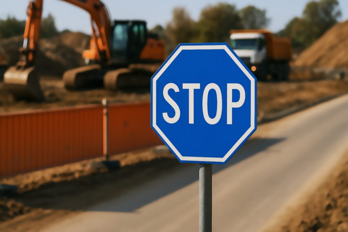 μπλε σήματα STOP