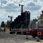 Στυλίδα: Γερανός τούμπαρε – Τραυματίστηκε ελαφρά ο χειριστής του