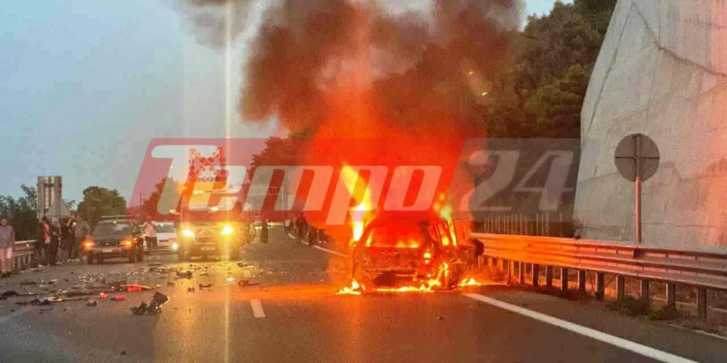 Τραγωδία στην Πάτρα: Απανθρακώθηκε ο οδηγός αυτοκινήτου μετά από φρικτό τροχαίο
