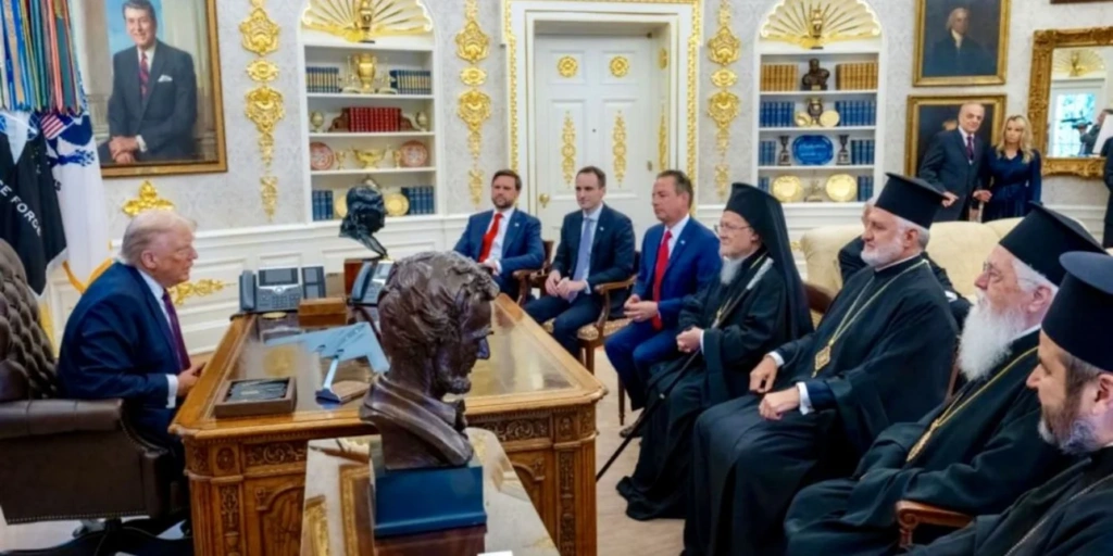 Αρχιεπίσκοπος Αμερικής Ελπιδοφόρος: Είμαι βαθιά ευγνώμων στον πρόεδρο Τραμπ για τη Θεολογική Σχολή της Χάλκης