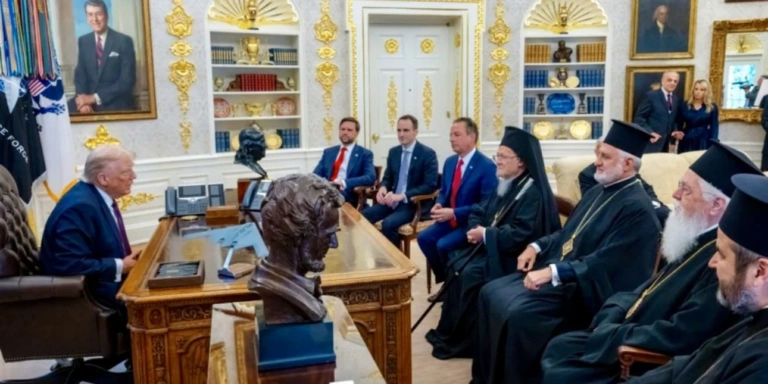 Αρχιεπίσκοπος Αμερικής Ελπιδοφόρος: Είμαι βαθιά ευγνώμων στον πρόεδρο Τραμπ για τη Θεολογική Σχολή της Χάλκης