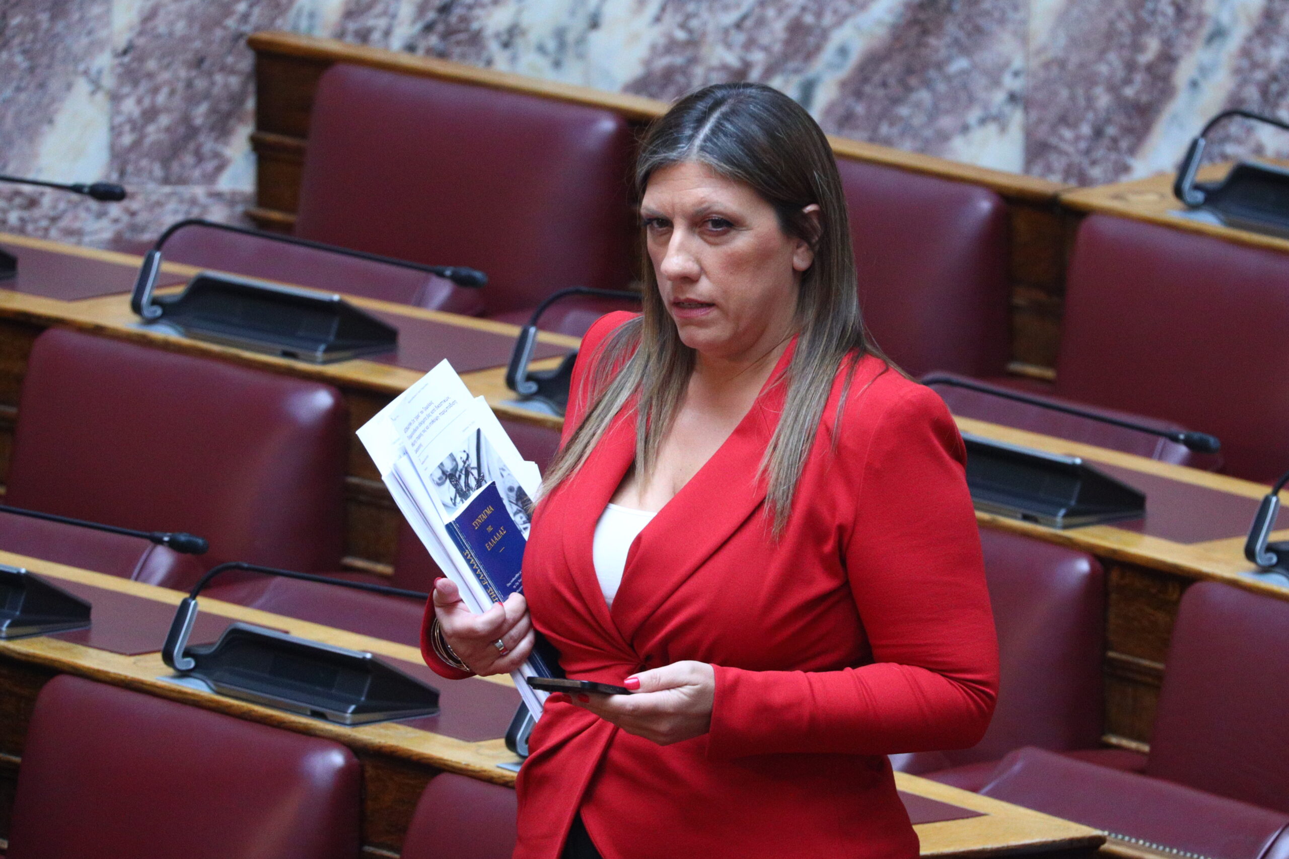 Τροχαίο ατύχημα για τη Ζωή Κωνσταντοπούλου στο Λαύριο