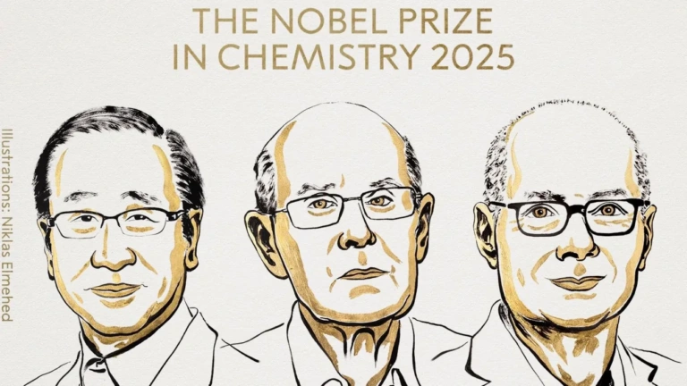 Νόμπελ Χημείας στους Richard Robson, Omar Yaghi, και Susumu Kitagawa