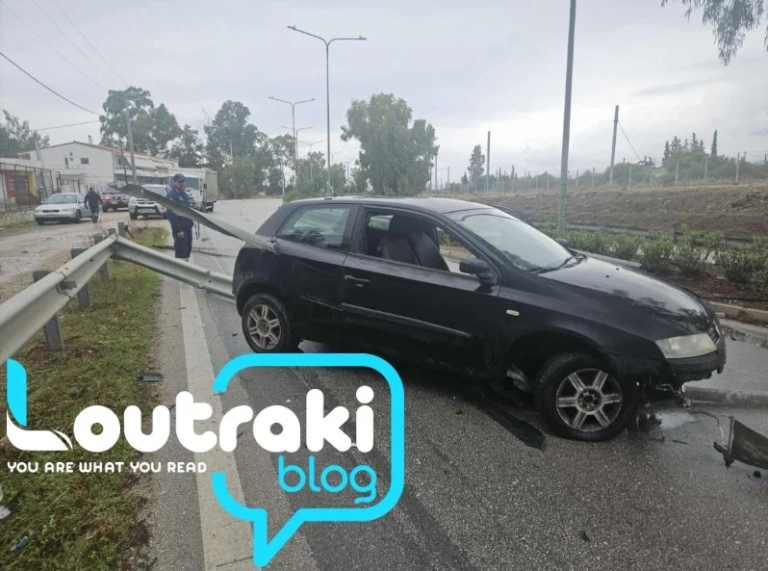 Σοκαριστική σύγκρουση στον Ισθμό της Κορίνθου – Μπάρες «τρύπησαν» το ΙΧ χωρίς να τραυματιστεί ο οδηγός [εικόνες-βίντεο]