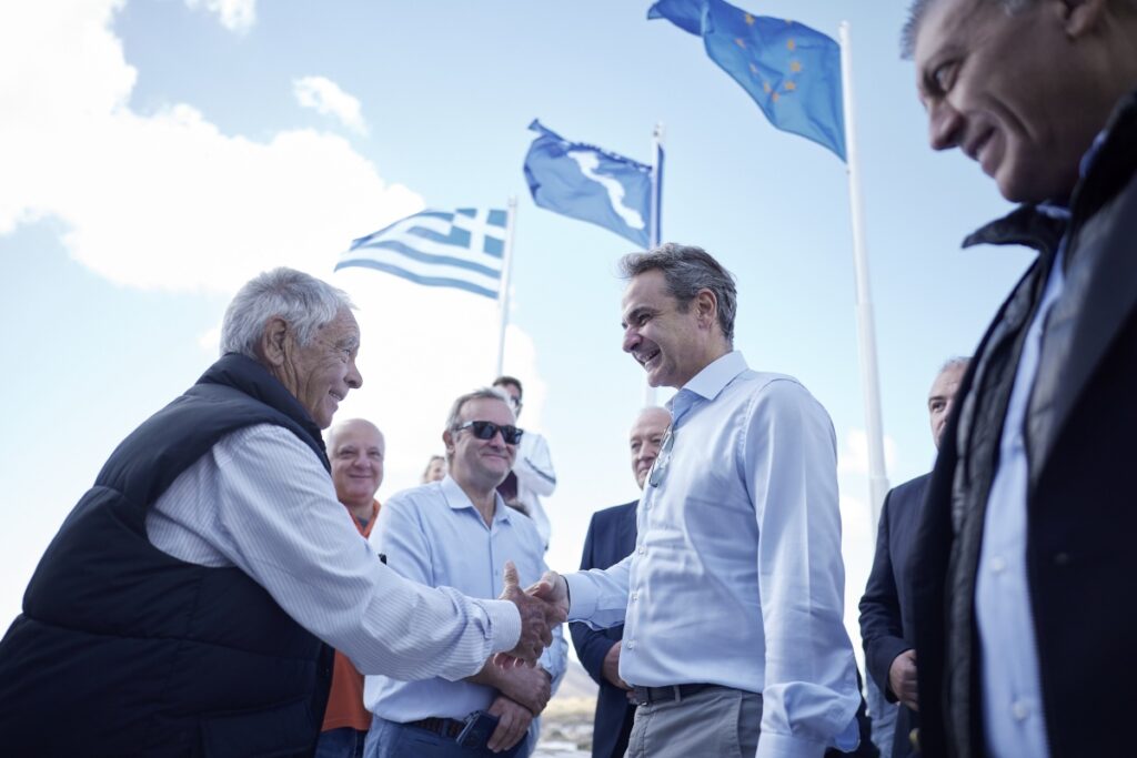 Μητσοτάκης από Αμοργό: Άσκηση κυριαρχίας της πατρίδας μας τα δύο θαλάσσια πάρκα