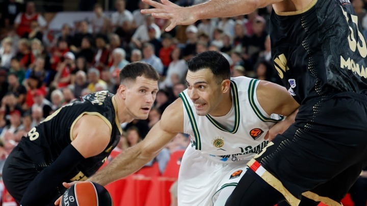 Μονακό – Παναθηναϊκός AKTOR 92-84: Νταμπλ Σπανούλη επί των «αιωνίων»