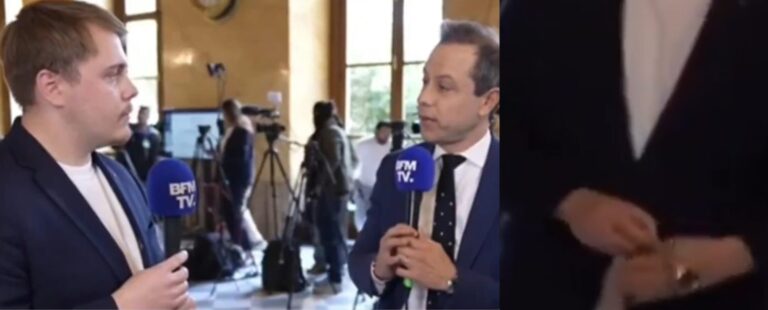 Σε αμηχανία Γάλλος αριστερός βουλευτής – Έβγαλε το ακριβό ρολόι πριν τη συνέντευξη [βίντεο]