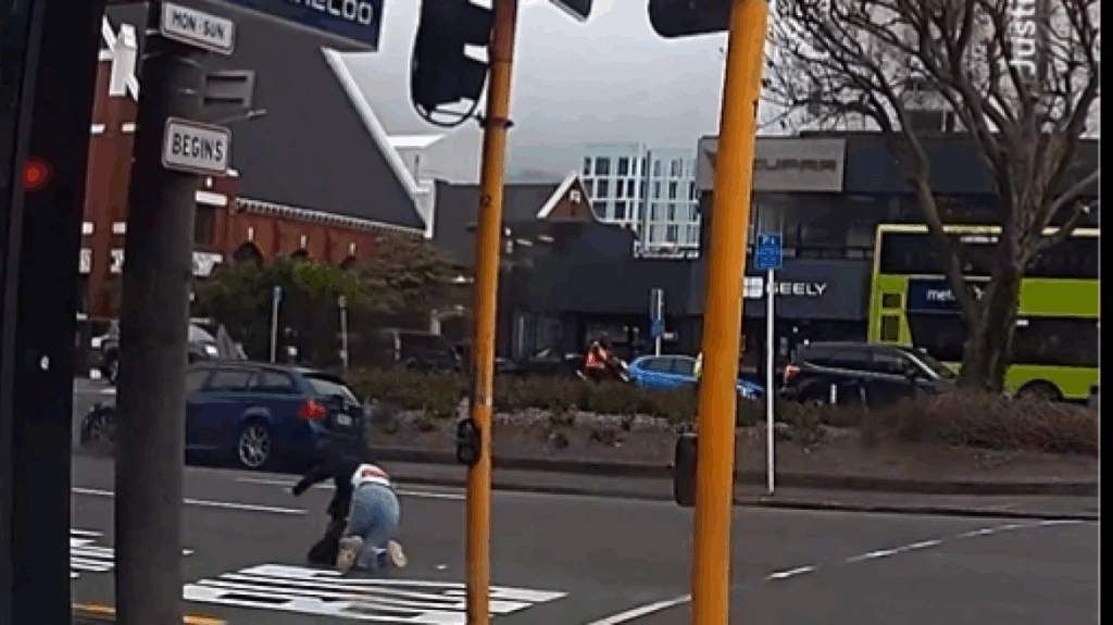 Νέα Ζηλανδία: Δυνατοί άνεμοι πέταξαν γυναίκα στη μέση του δρόμου