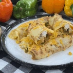 Κρέπες στον φούρνο γεμιστές με κοτόπουλο