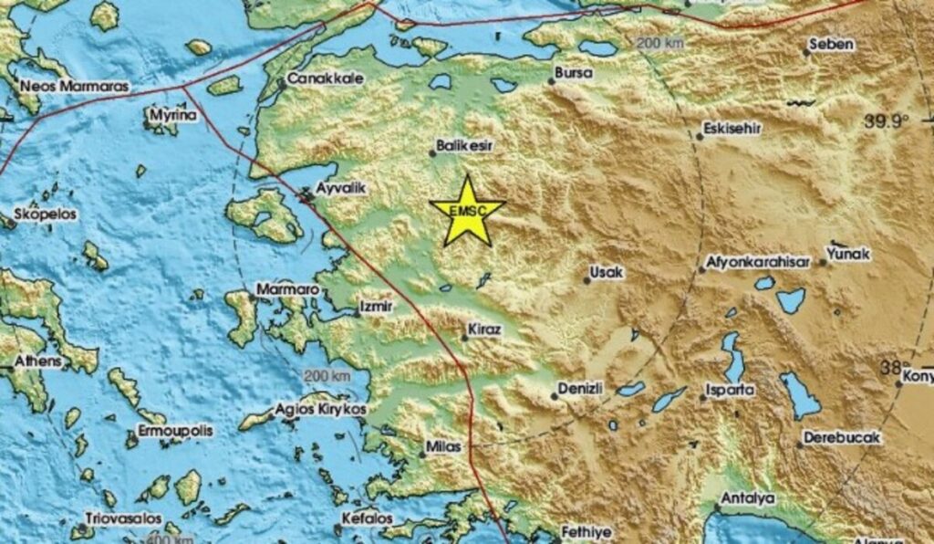 Ισχυρός σεισμός τώρα στην Τουρκία – Οι πρώτες πληροφορίες