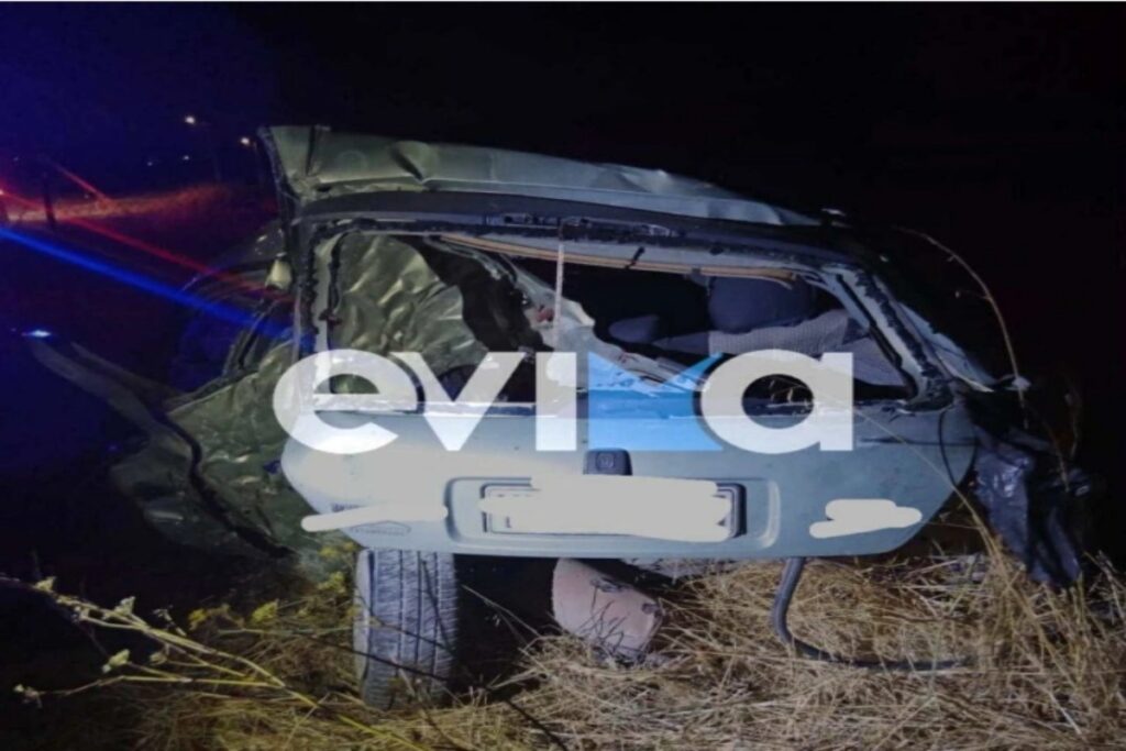 Κάρυστος: Θανατηφόρο τροχαίο με θύμα 27χρονο – Το αυτοκίνητο που οδηγούσε καρφώθηκε σε κολώνα