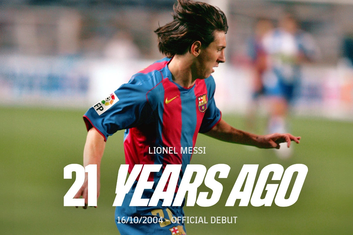 Είκοσι ένα χρόνια από το ντεμπούτο του Μέσι στην Μπαρτσελόνα