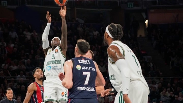 Μπασκόνια – Παναθηναϊκός AKTOR 84-86: Με απίστευτο buzzer beater του Ναν [βίντεο]