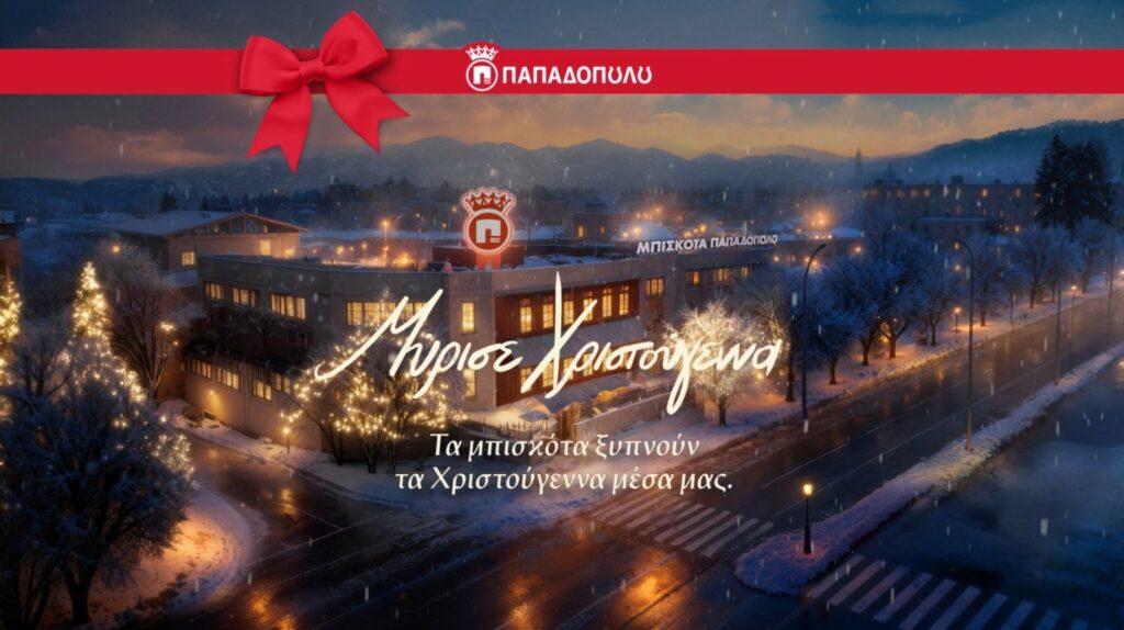 «Μύρισε Χριστούγεννα»… με τη νέα εορταστική καμπάνια της Παπαδοπούλου