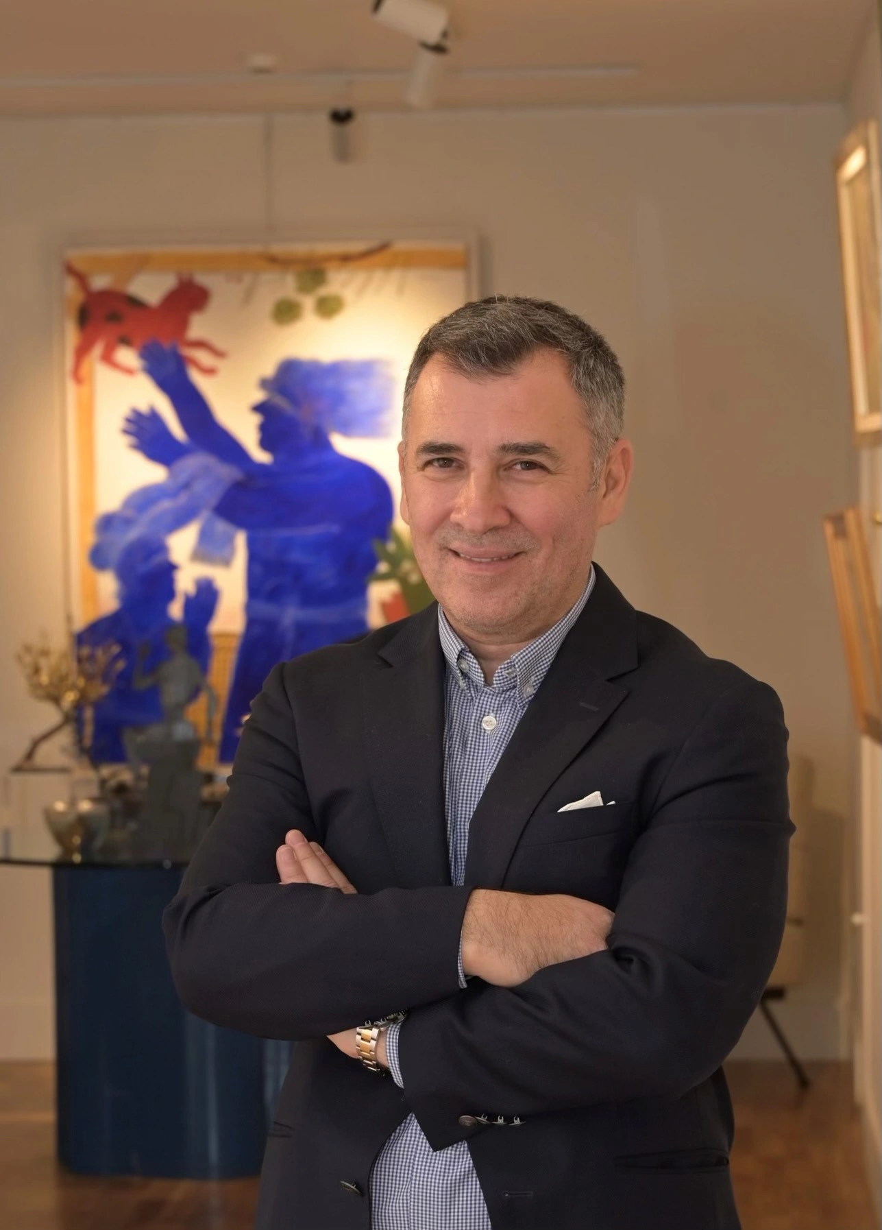 Ο πρόεδρος του Πανελλήνιου Συνδέσμου Πραγματογνωμόνων Έργων Τέχνης, Αχιλλέας Τσαντίλης