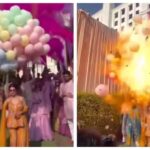 Εφιαλτικός γάμος: Μπαλόνια εξερράγησαν ξαφνικά – Με σοβαρά εγκαύματα νύφη και γαμπρός