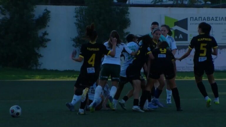 ΑΕΚ – Παναθηναϊκός 2-1 με ξύλο στο φινάλε: Παίκτριες πιάστηκαν στα χέρια (βίντεο)