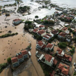 Κακοκαιρία στη Λέσβο: Εικόνες καταστροφής – «Έσπασε» ο ποταμός Τσικνιάς σε δύο σημεία