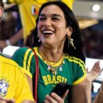 Ντούα Λίπα στο Μαρακανά με μπλουζάκι της Βραζιλίας