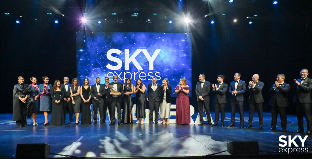 Η SKY express βραβεύεται «Αεροπορική Εταιρεία της Χρονιάς» στην Ευρώπη από τη European Regions Airli