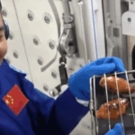 Διαστημικό… μπάρμπεκιου – Κινέζοι αστροναύτες ψήνουν φτερούγες και μπριζόλες [βίντεο]