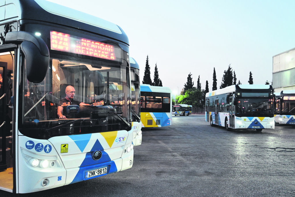 Ανεβάζει στροφές η μετάβαση στα ηλεκτρικά λεωφορεία
