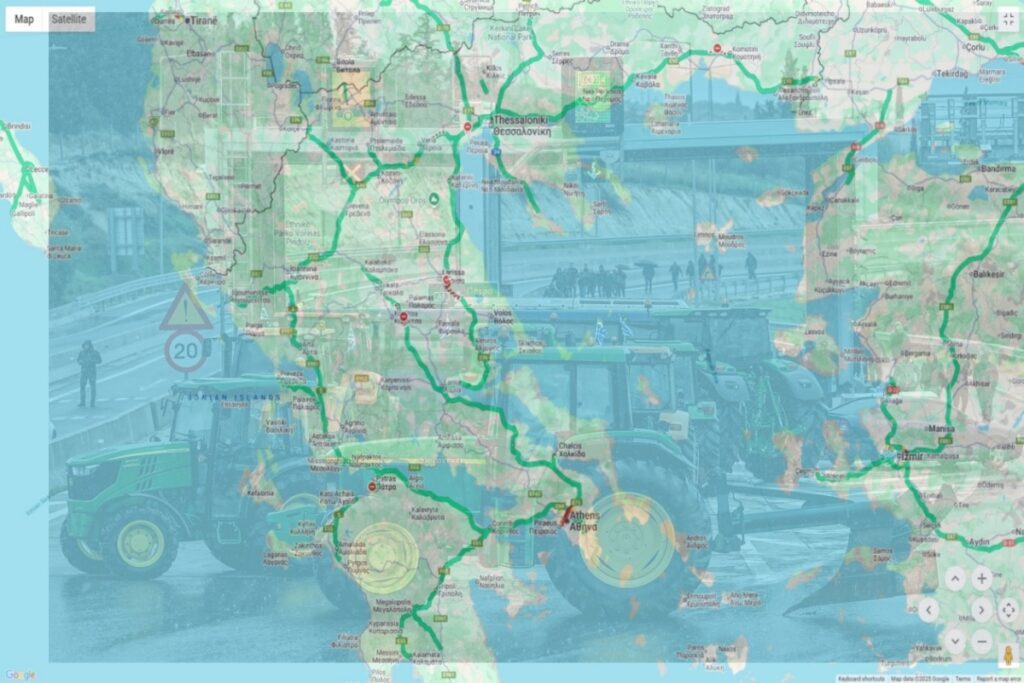 Ανοιξε η νέα Εθνική Οδός Πατρών – Πύργου – Ο χάρτης των μπλόκων σε όλη την Ελλάδα