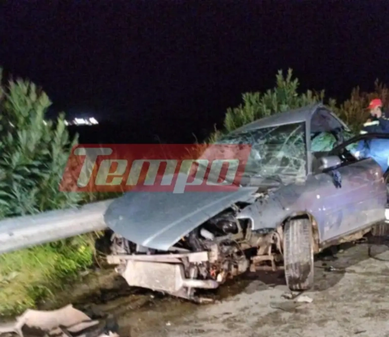 Παλαιά Εθνική Οδός Πατρών Πύργου: Τροχαίο με έναν νεκρό και δύο σοβαρά τραυματίες