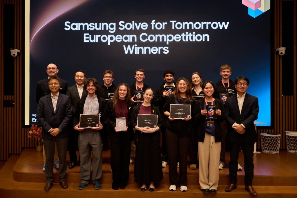 Η Samsung Ανακοινώνει τους Νικητές του Πρώτου Ευρωπαϊκού Διαγωνισμού “Solve for Tomorrow”