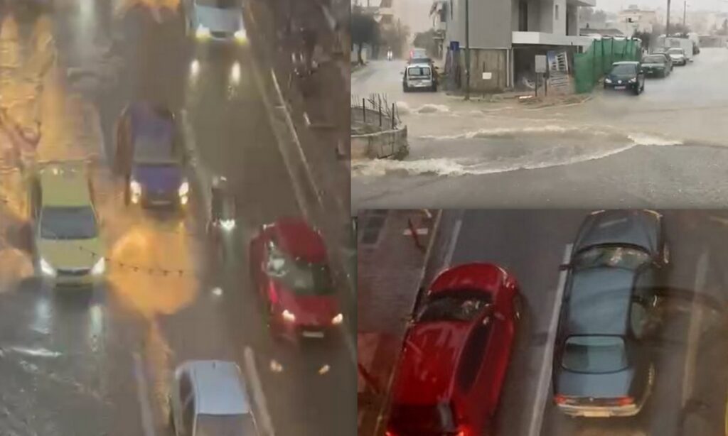 Καιρός: Δρόμοι «ποτάμια» στην Αττική – Σε ποιους οδικούς άξονες υπάρχουν προβλήματα [βίντεο]