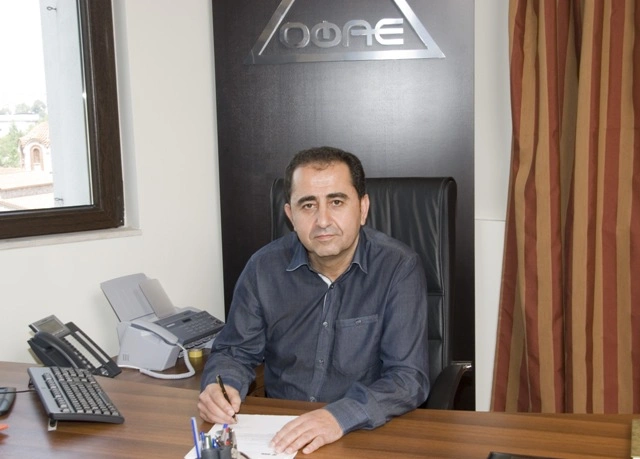 Ο πρόεδρος της Ομοσπονδίας Φορτηγών Αυτοκινητιστών Ελλάδας, Απόστολος Κενανίδης.