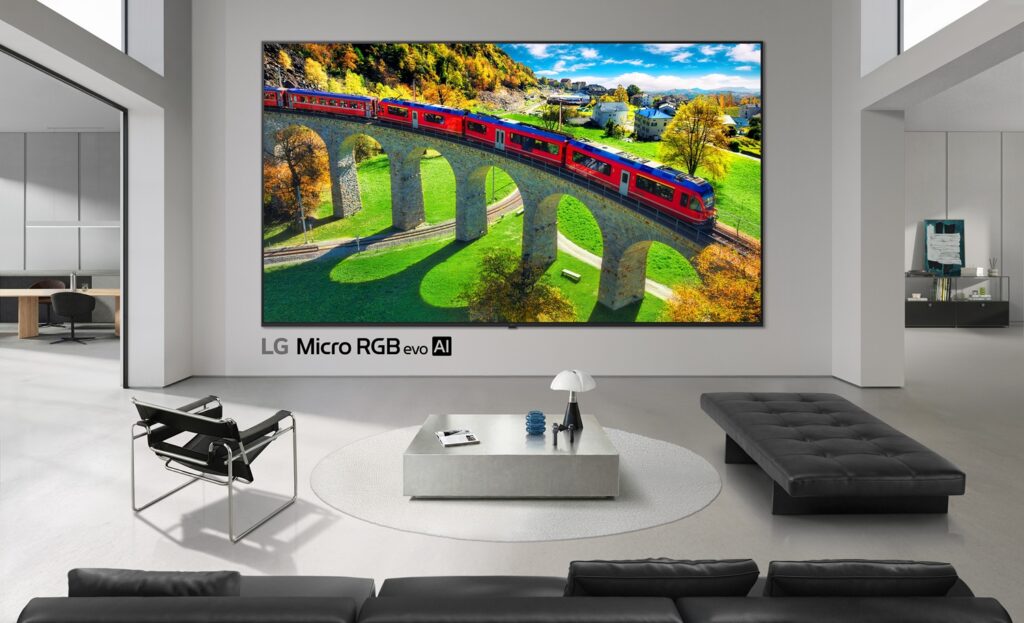 LG MICRO RGB EVO: Η πιο προηγμένη LCD τηλεόραση της LG, με την ακρίβεια του AI επεξεργαστή των OLED