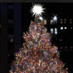 Φωταγωγήθηκε το έλατο στο Rockefeller Center με αστέρι Swarovski 408 κιλών